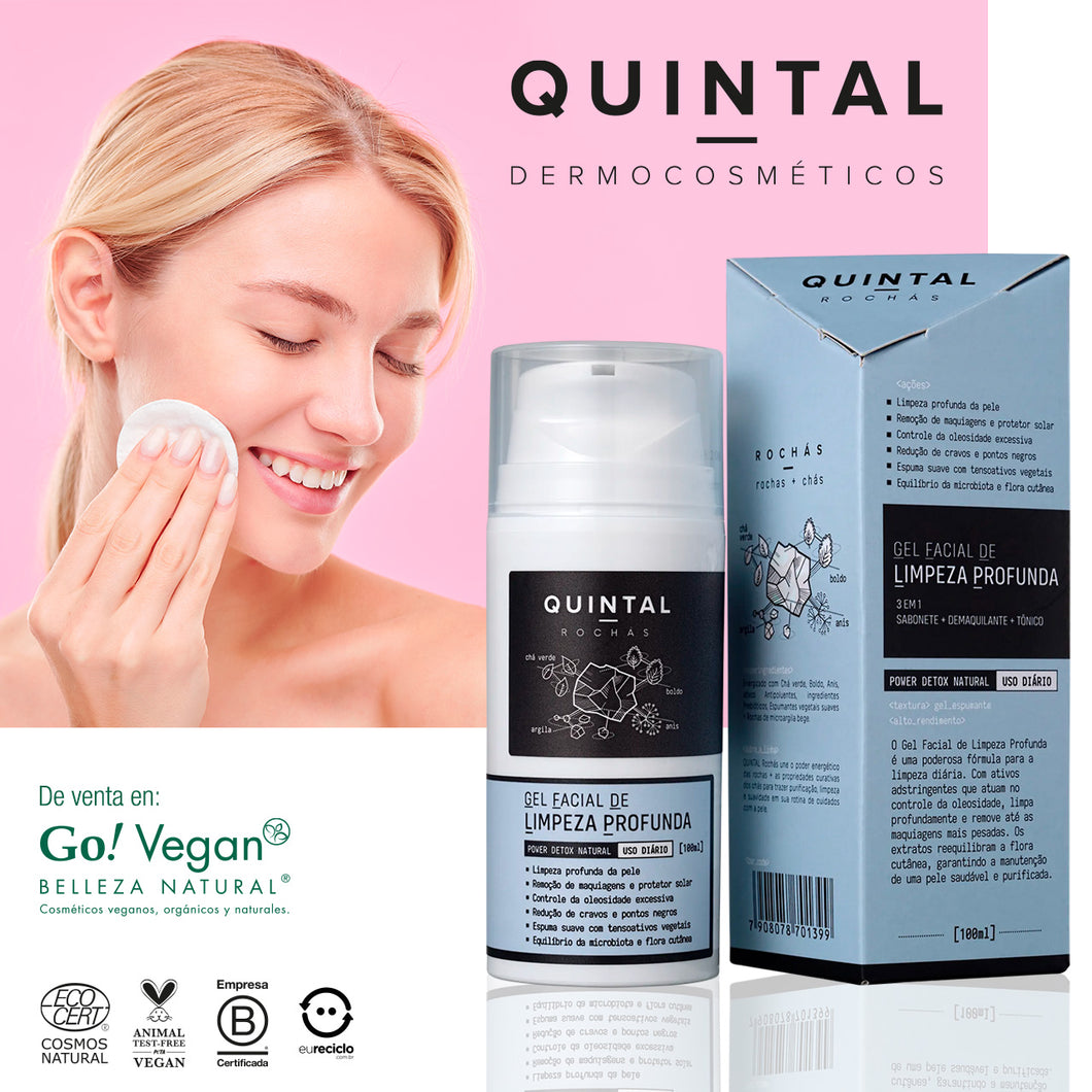 Gel facial de Limpieza Profunda de Quintal 100ml