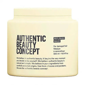 Mascarilla capilar revitalizante con extracto de nuez Pecán Authentic Beauty Concept Replenish Mask 500ml